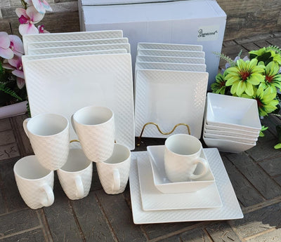 24 Piece Hexagonal Dinner Sets