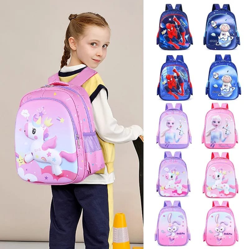 Cute unicorn medium size school bag