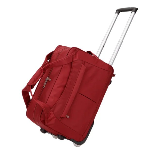 Travel duffel trolley bag