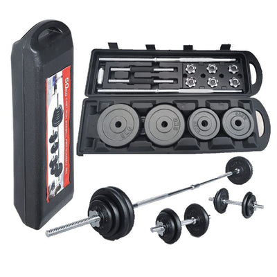 50kgs York Barbel Exercise Dumbbells Workout Set