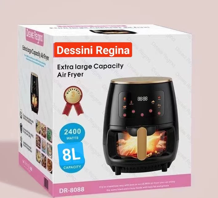 Glass Oven Dessini Air Frier 8 Litres