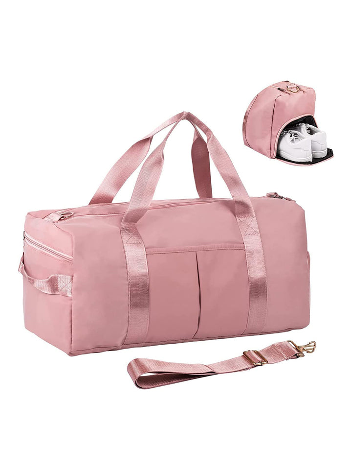 Large Capacity Travel Gym Bag Pink