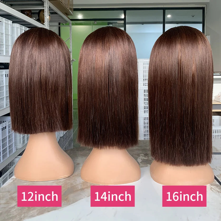 Vietnamese Glueless Wigs 100%human Hair Quality 2x6 Lace Closure Ready to Wear Wig 250 Density13x6 13x4 Lace Frontal Bob Wigs #2