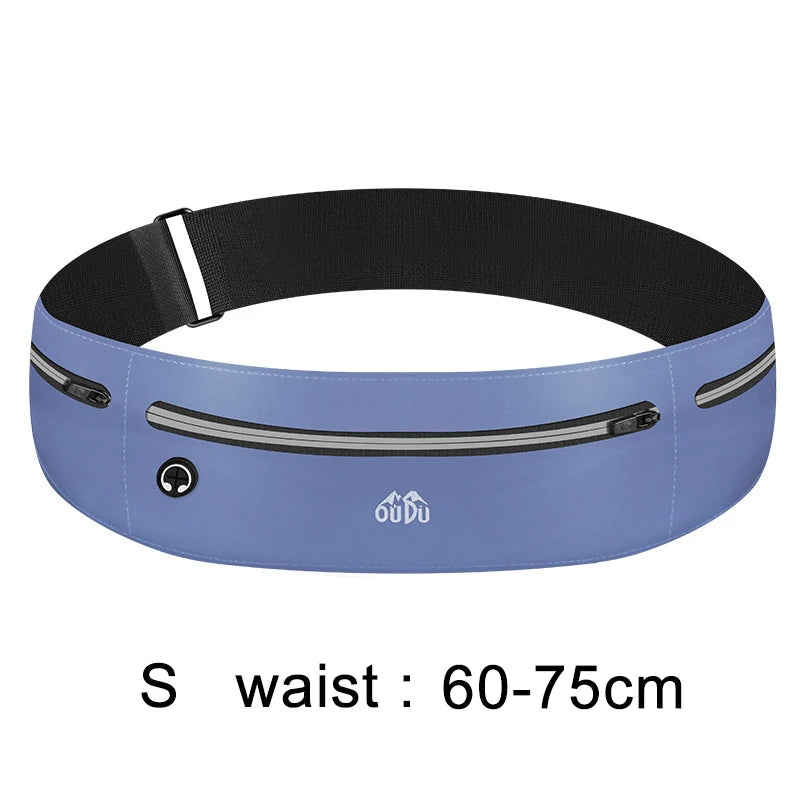 Running Belt Waist Bag for Mobile Phone Women Men Sport Fanny Pack Cell Phone Pouch Waterproof Jogging Gym