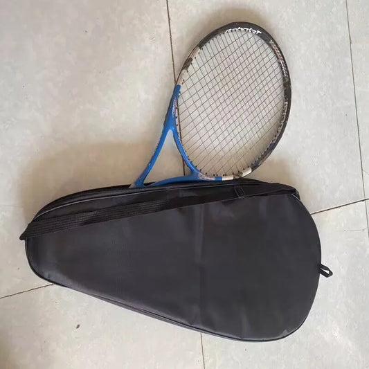 Tennis Racket Cover Bag Single Tennis Racket Bag Shoulder Bag Adult Racket Oxford Cloth Net Racket Bag Waterproof Wear-Resistant