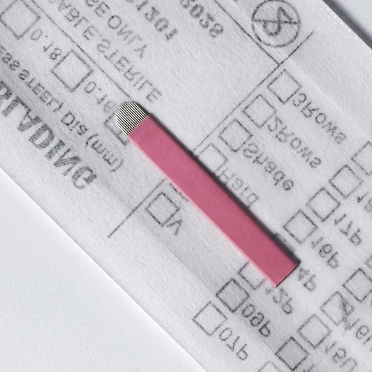 50pcs/Box 0.15mm Microblading Needles Permanent Makeup Eyebrow Tattoo Manual Nano Blades Needles