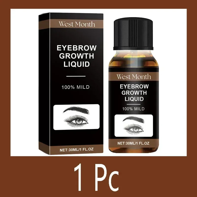 Eyebrow Growth Serum Eyelash Hair Growth Anti Hairs Loss Product Prevent Baldness Fuller Thicker Lengthening Eyebrow Makeup 30ml