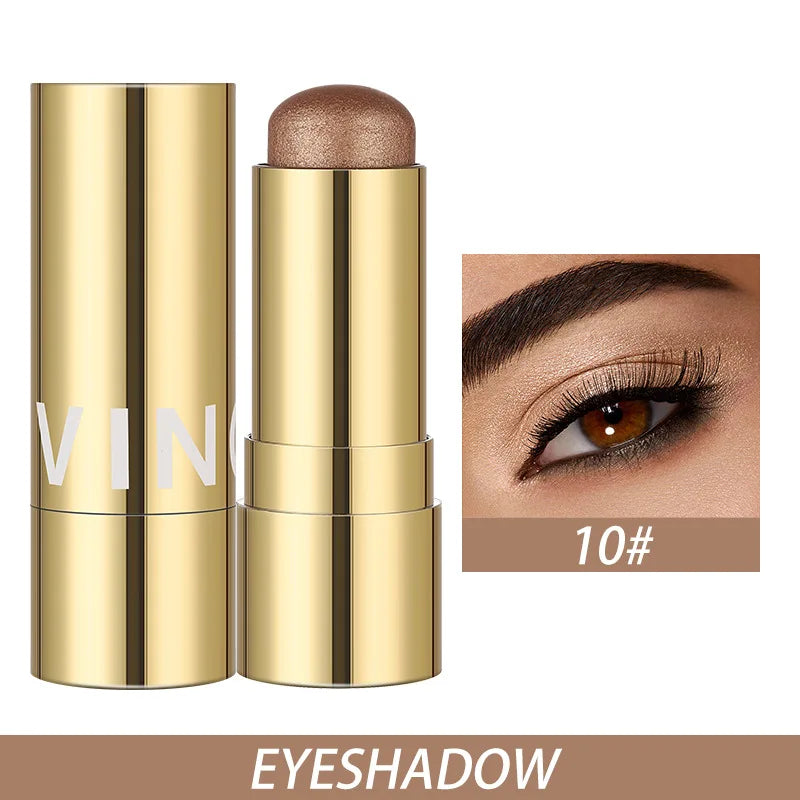 Cream Blush Stick Makeup, Shades with Highlighter, Shimmery lipstick, Long Lasting, Waterproof, Blendable Blush for cheeks