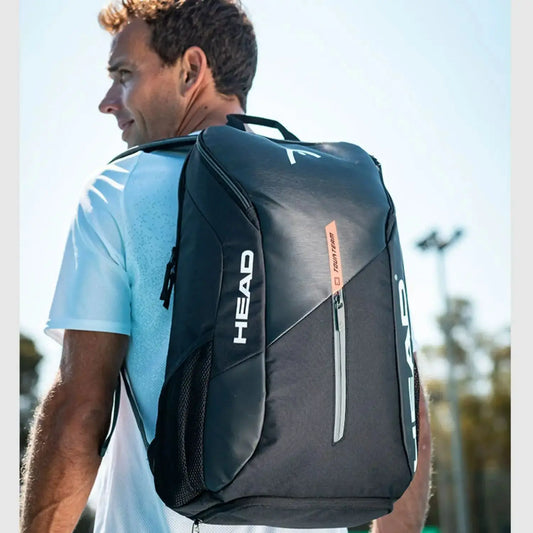 HEAD Tennis Backpack Outdoor Sport Bag Tennis Bag Badminton Gymbag Backpack Tennis Backpack With Separated Shoe Bag Original