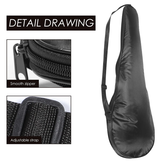 Badminton Racket Protective Bag Oxford Cloth Lightweight Wear-Resistant Tennis Racket Cover Portable Storage Carry Pouch