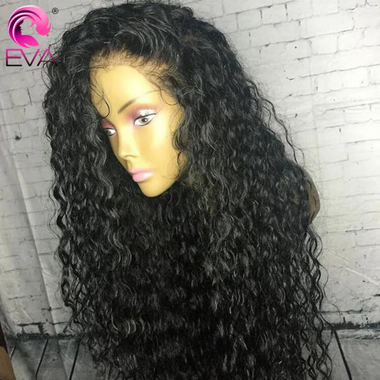 Eva Hair 360 Full Lace Wig Human Hair Pre Plucked Curly Lace Front Human Hair Wigs For Women 13x6 Hd Transparent Lace Front Wig