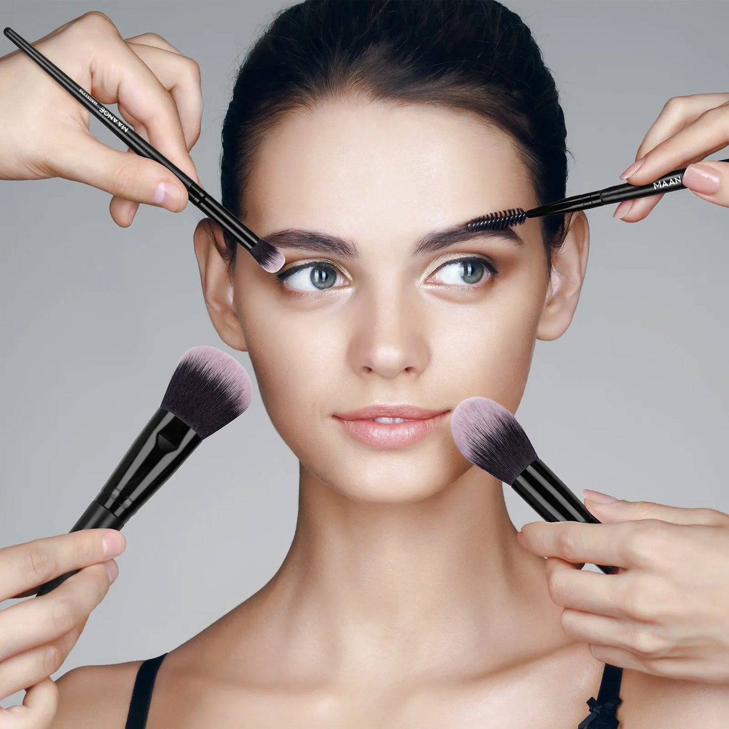 20 Pieces Gift Box Makeup Brushes Kit Beauty Tool Professional Makeup Foundation Eyeshadow Powder Brushes Set For Women Gift