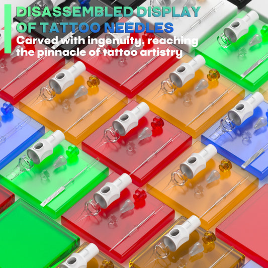 POSEIDON V6 50Pcs Tattoo Needles Professional Tattoo Cartridge Needles New Disposable Safty Permanent Makeup Tattoo Needles Kit