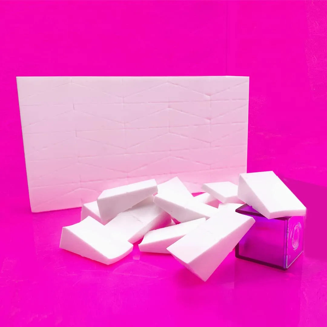 50pcs Cosmetic Puff Powder Smooth Makeup Foundation Sponge Beauty Make Up Tools Wedge Beauty Sponge Disposable Applicator