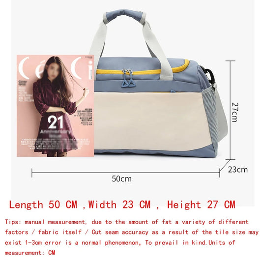 Dry Wet Separation Bags Basketball Yoga Sports Shoulder Handbags Waterproof Multifunctional Swimming JOR Letter Printed Bag