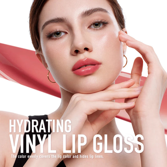 O.TWO.O Lip Gloss Lip Tint Glow Lightweight Hydrating Moisturizing Non-Sticky Long Lasting Plump Red High-shine Lip Glaze Makeup