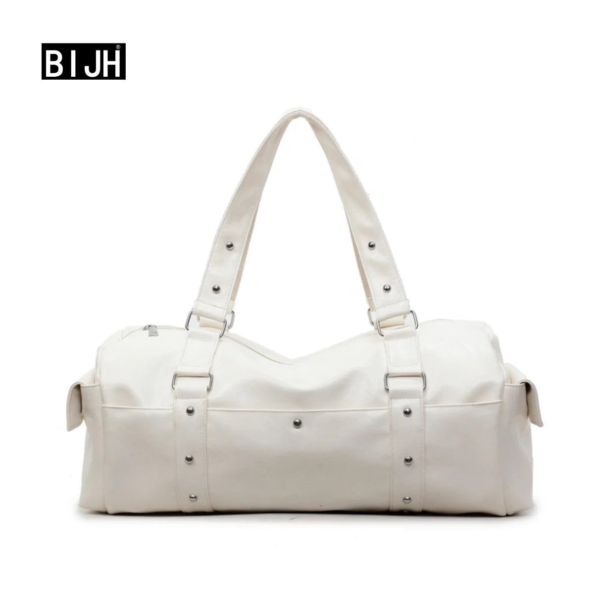 Gym Bag, Outdoor Travel Storage Backpack, Leather Material, Multiple Compartments, Suitable for Both Men and Women