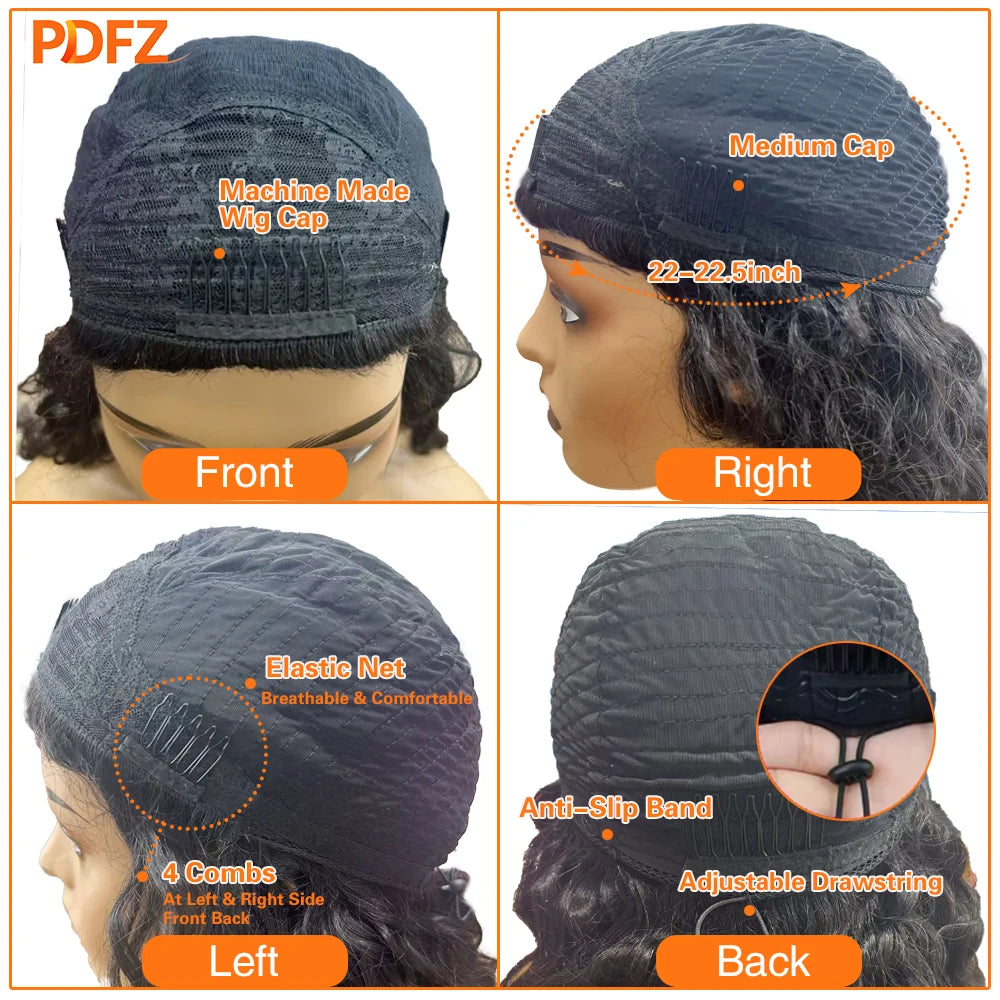 Half Wig Kinky Curly Human Hair Wigs 250% Curly Wigs 100% Human Hair No Leave Out Upgrade Glueless Clip In Half Wigs For Women