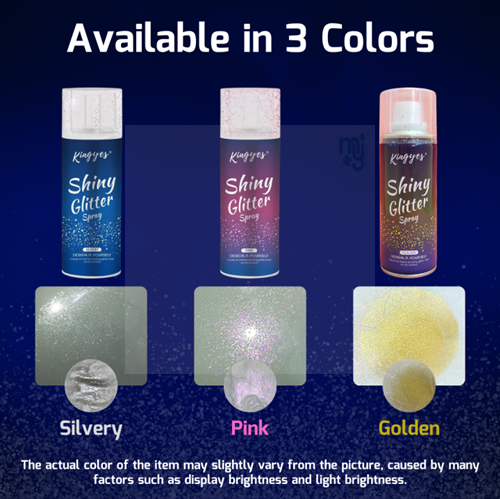 Kingyes Shiny Glitter Color Spray 120ml