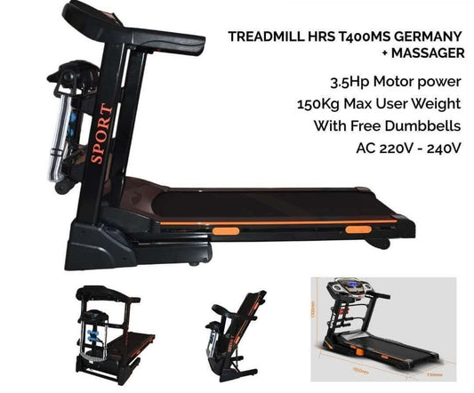 Auto Incline Treadmill with Massage Belt