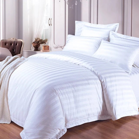 White Stripped Duvet