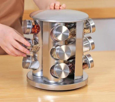 Revolving Spice Holder Rack (12 Jars)
