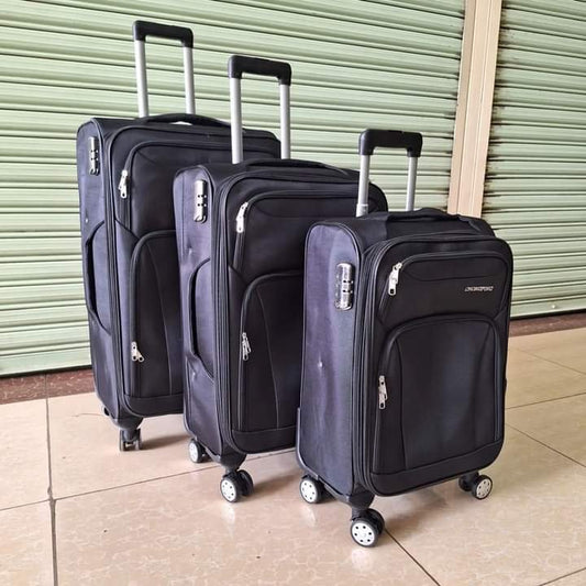 3in1 fabric travel suitcase