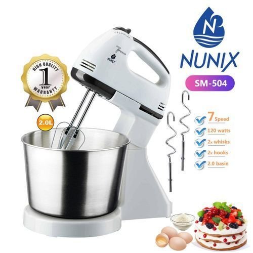 2 ltrs Nunix electric stand mixer
