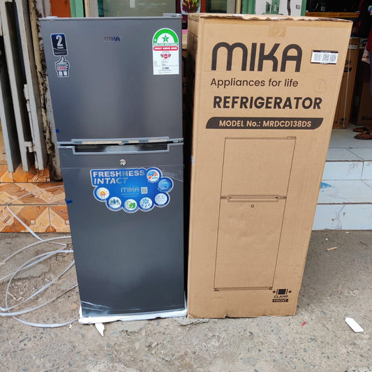 Mika Fridge, 138L, Direct Cool, Double Door