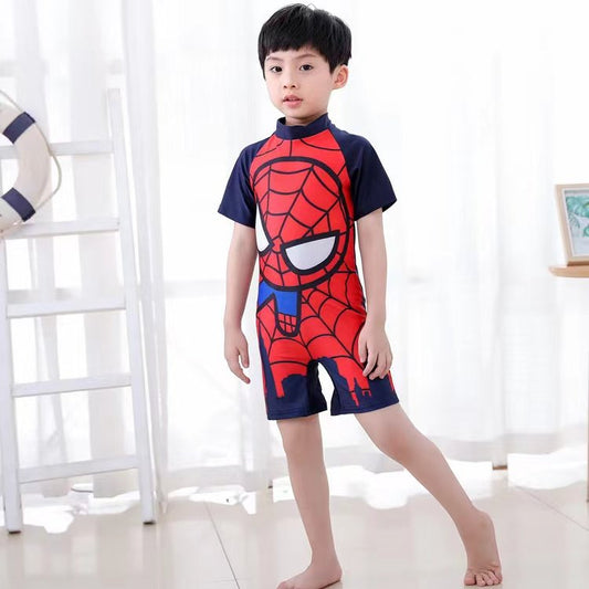 Boys Spiderman Swim Suit