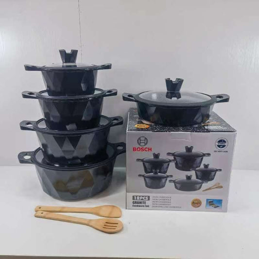 12PC Bosch Cookware with Silicon lid covers