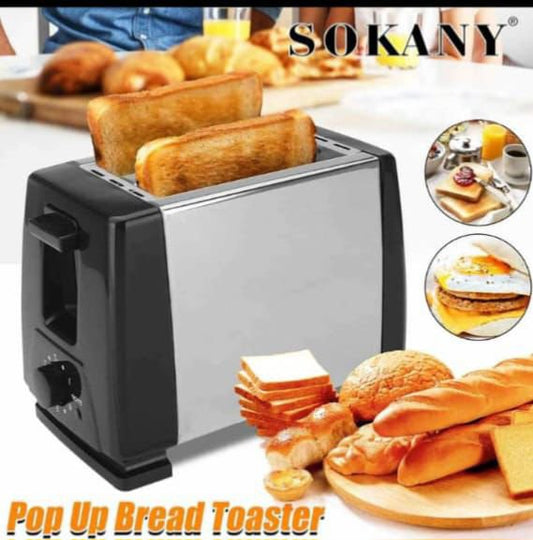 Pop Up 2 Slice Bread Toaster