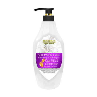 Roushun Whitening Skin repair  Milk Goat and Glutathione Shower gel 1380ml