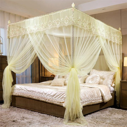 4 Stand Metallic Sturdy Mosquito Net