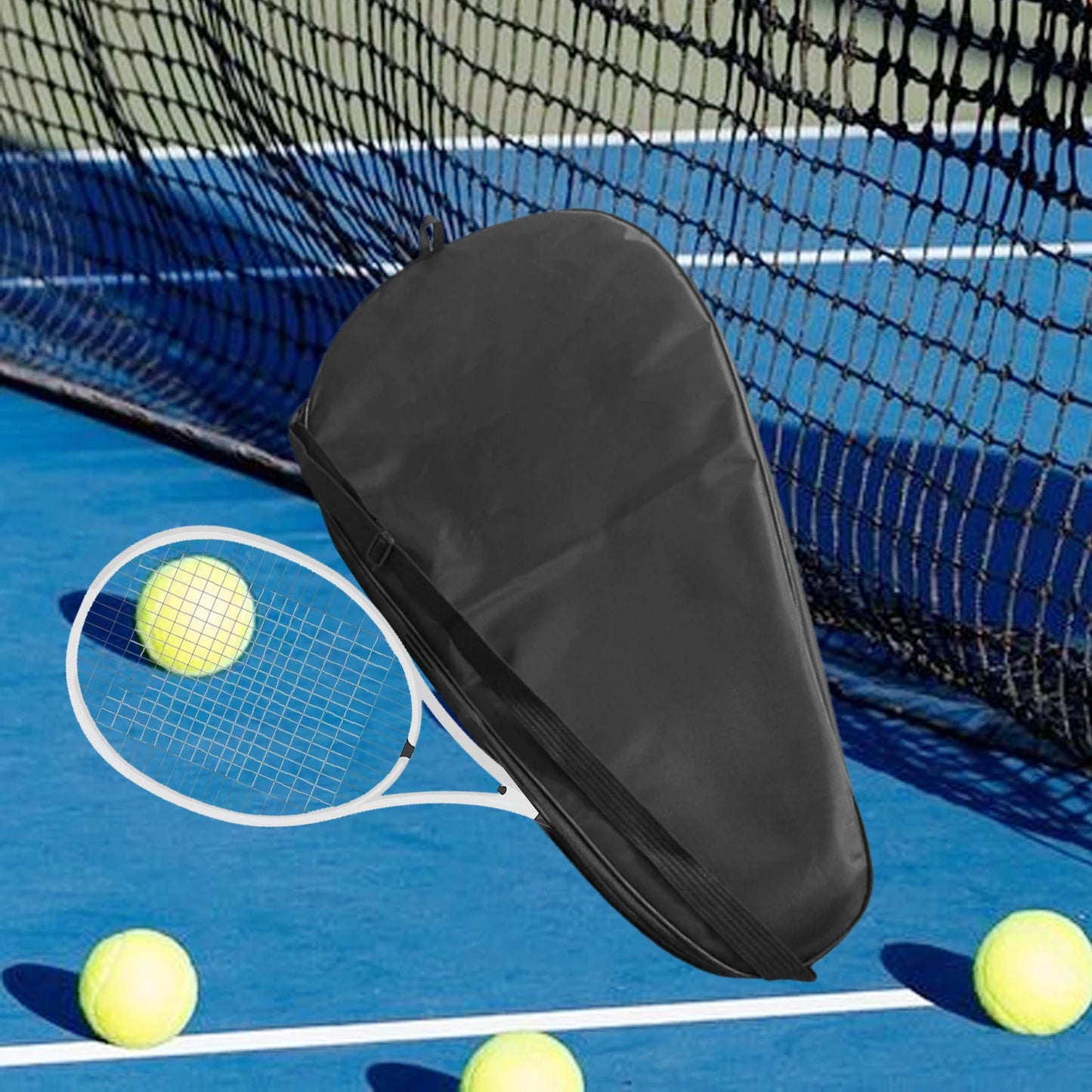 Tennis Racquet Cover Bag Single Tennis Racket Tote Multiuse Racket Shoulder Bag for Professional Beginner Players