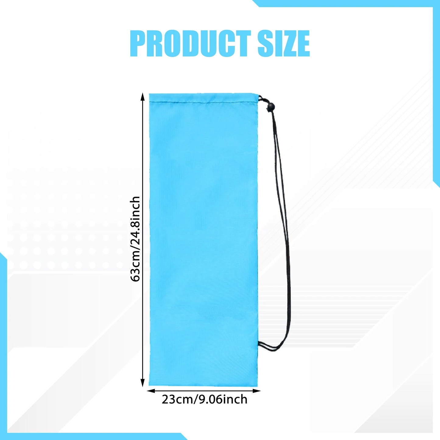 Soft Dustproof Protective Cover Case Badminton Racket Bag Pouch,Portable Drawstring Bag  for Beginner Badminton Players