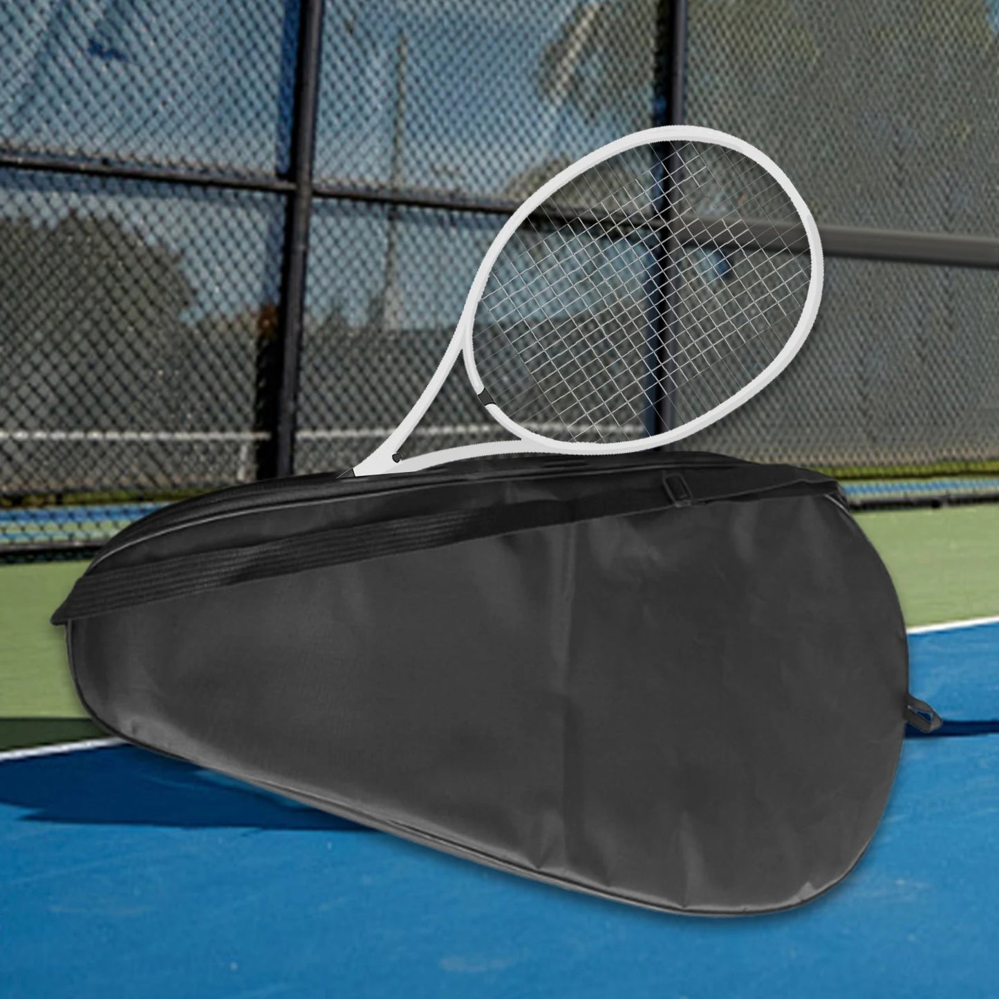 Tennis Racquet Cover Bag Single Tennis Racket Tote Multiuse Racket Shoulder Bag for Professional Beginner Players