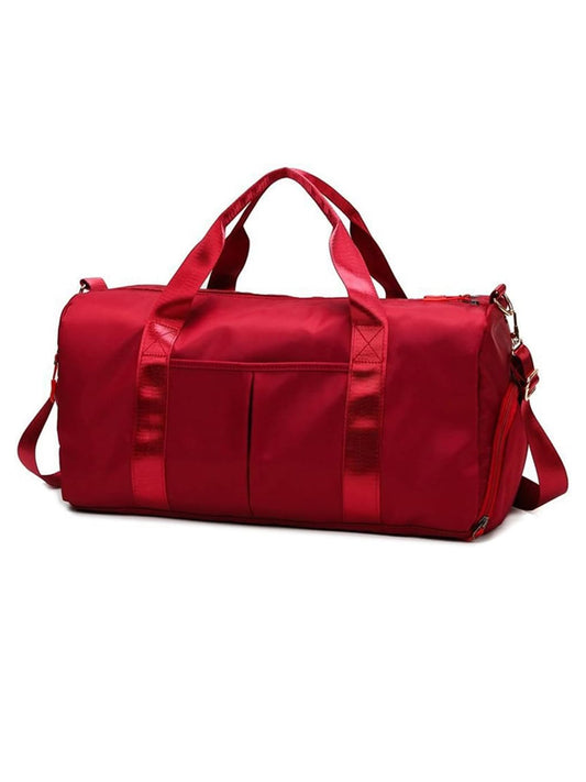 Large Capacity Travel Gym Bag Red