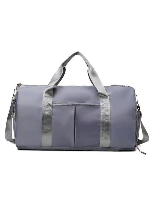 Large Capacity Travel Gym Bag Grey