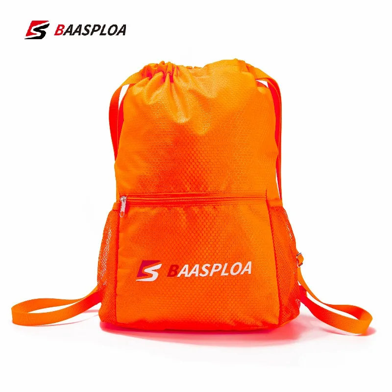 Baasploa Men Gym Bag Outdoor Hiking Camping Drawstring High Capacity Backpack Women Lightweight Fitness Multipurpose Sports Bags