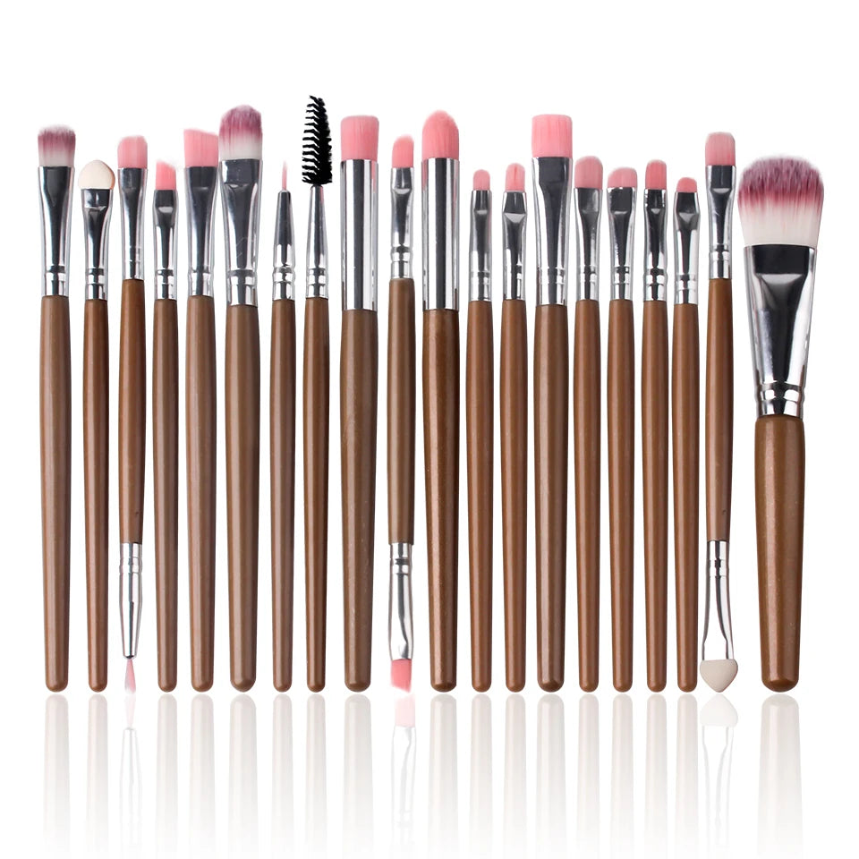 5/15/20Pcs Makeup Brush Set Makeup Concealer Brush Blush Loose Powder Brush Eye Shadow Highlighter Foundation Brush Beauty Tools