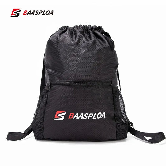 Baasploa Men Gym Bag Outdoor Hiking Camping Drawstring High Capacity Backpack Women Lightweight Fitness Multipurpose Sports Bags