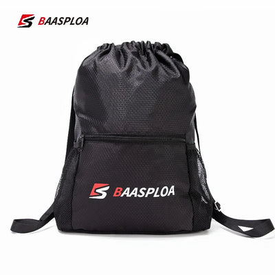 Baasploa Men Gym Bag Outdoor Hiking Camping Drawstring High Capacity Backpack Women Lightweight Fitness Multipurpose Sports Bags