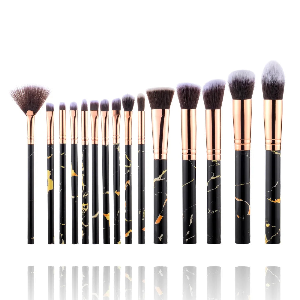 NEWCOME 5/7/15/20Pcs Makeup Brushes Tool Set Cosmetic Powder Eye Shadow Foundation Blush Blending Beauty Make Up Brush Maquiagem
