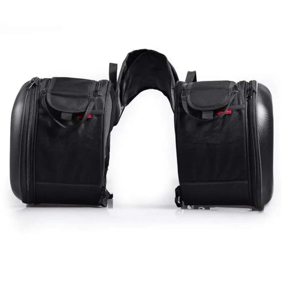 Newest Motorcycle Waterproof Racing Race Moto Helmet Travel Bags Suitcase Saddlebags + One Pair of Raincoat+Plastics