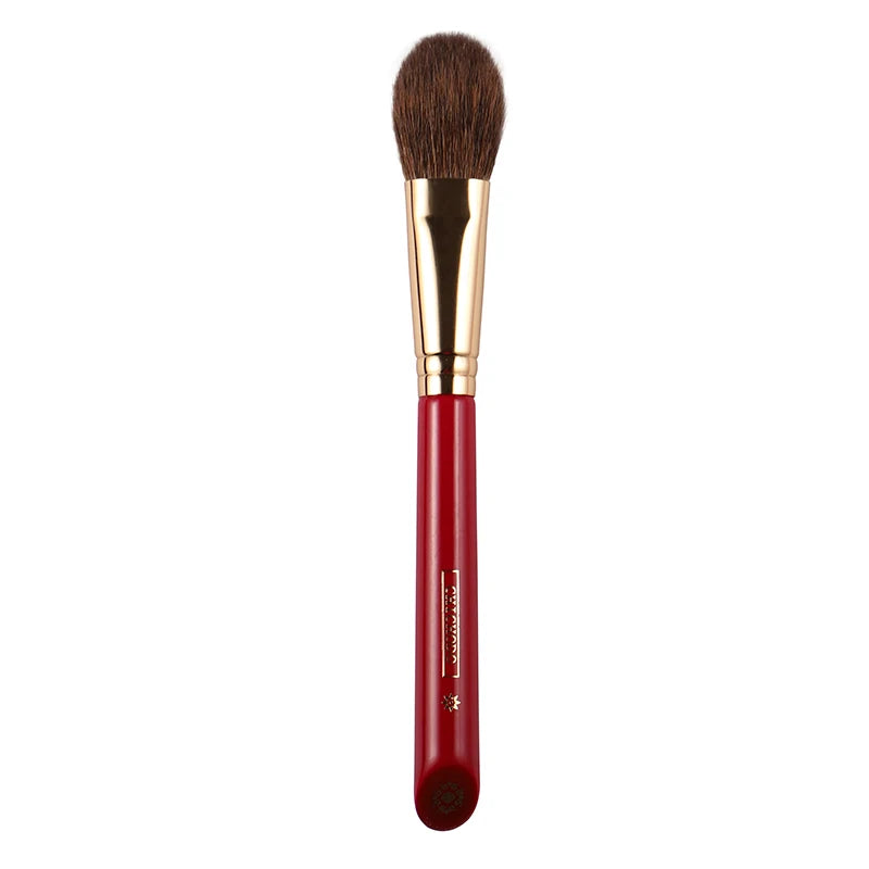 CHICHODO Luxury Makeup Brush Precision Blush Brush High Quality Soft Brush Made of Animal Hair- Red Rose Series 014