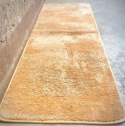 60cmx180cm Warm Super Soft Bedside Fluffy Mat - Beige