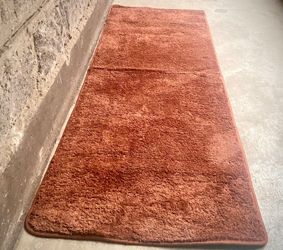 60cmx180cm Warm Super Soft Bedside Fluffy Mat - Brown