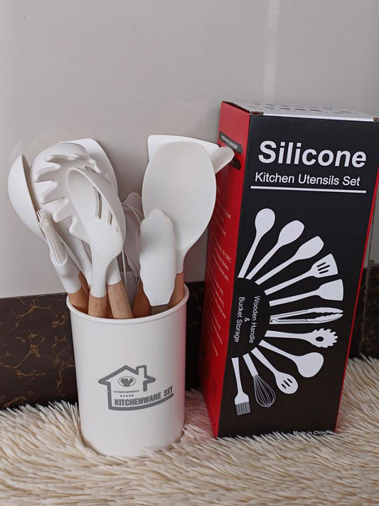 12PCS Silicone Spoon Set