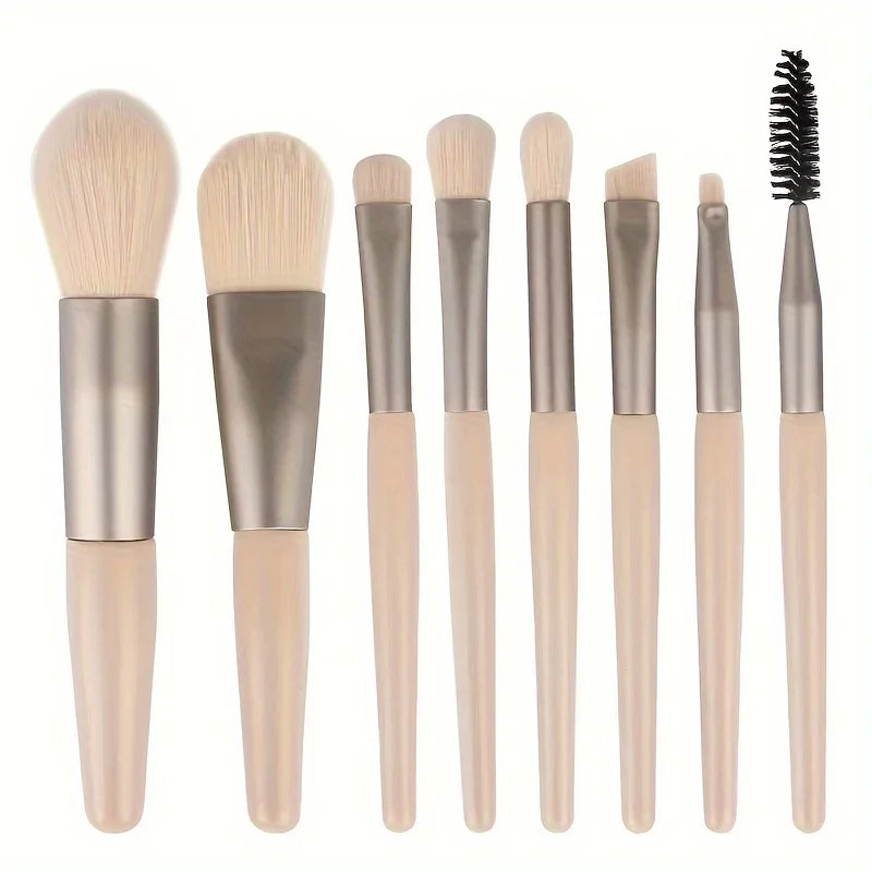 8-20Pcs Makeup Brush Set Portable Eyeshadow Foundation Blush Makeup Brush Kit Cosmetic Concealer Makeup Brushes Mini Beauty Tool
